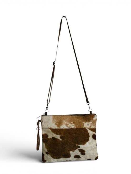 Myra Bag Handbags - Myra Bag Cowhide Brown Leather & Hairon